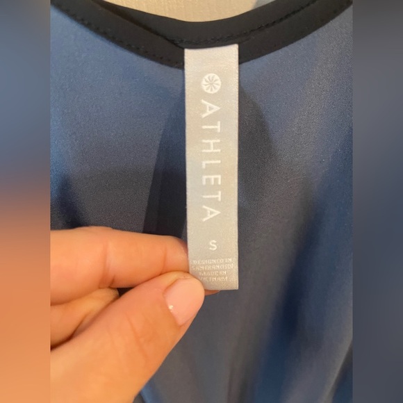 Athleta Featherweight Stretch Cargo Jumpsuit – NWOT, Small, Blue, Sold Out - Picture 4 of 6